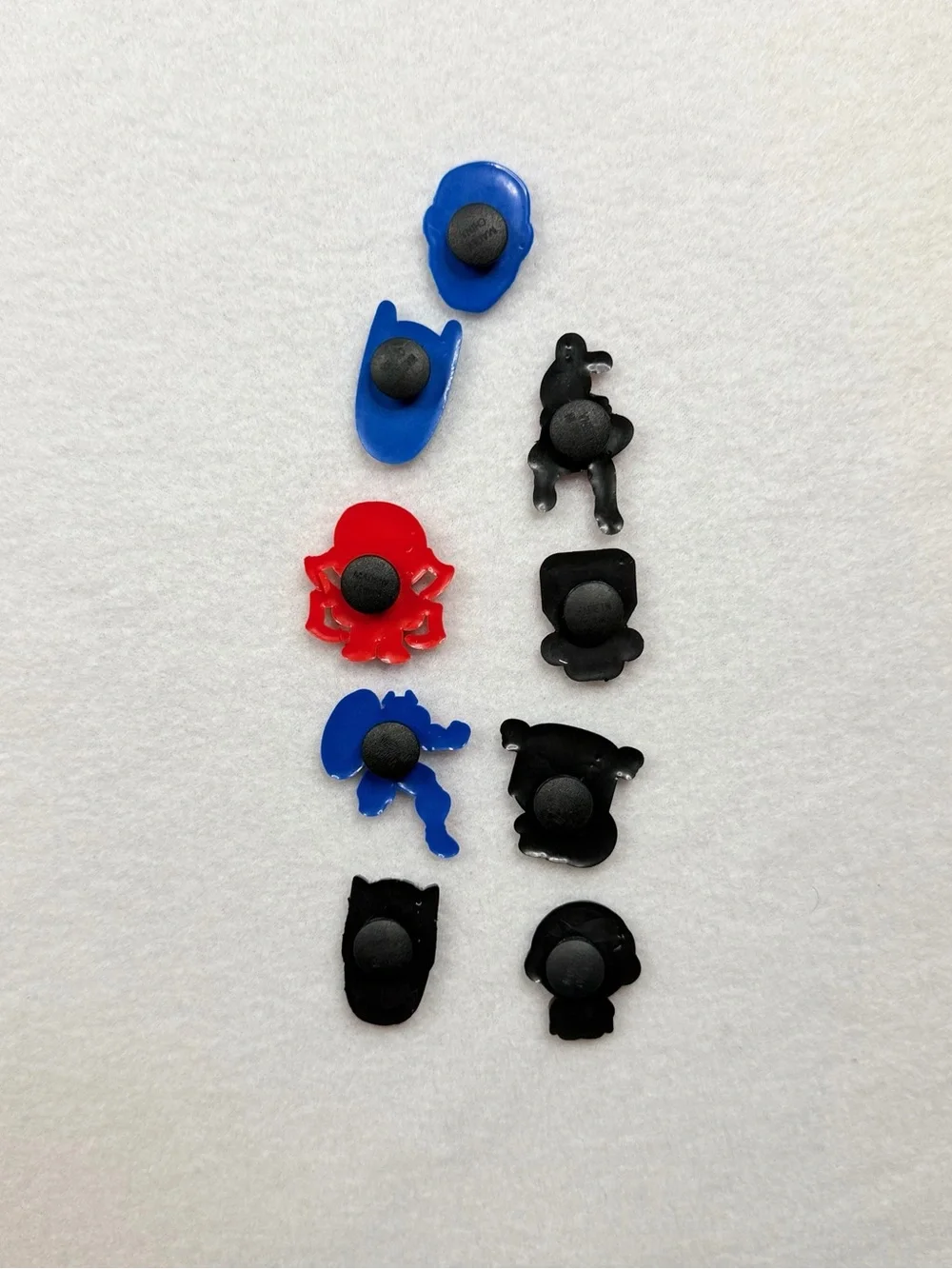 Marvel Blue & Red Kids Superhero Shoe Charms - Pack of Assorted Characters